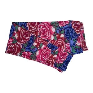 LuLaRoe Floral Leggings - Pink, Purple, Green